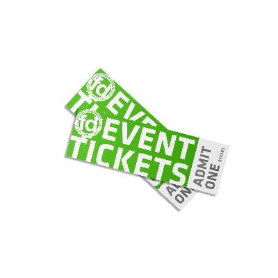 2.125x5.5 Event Tickets